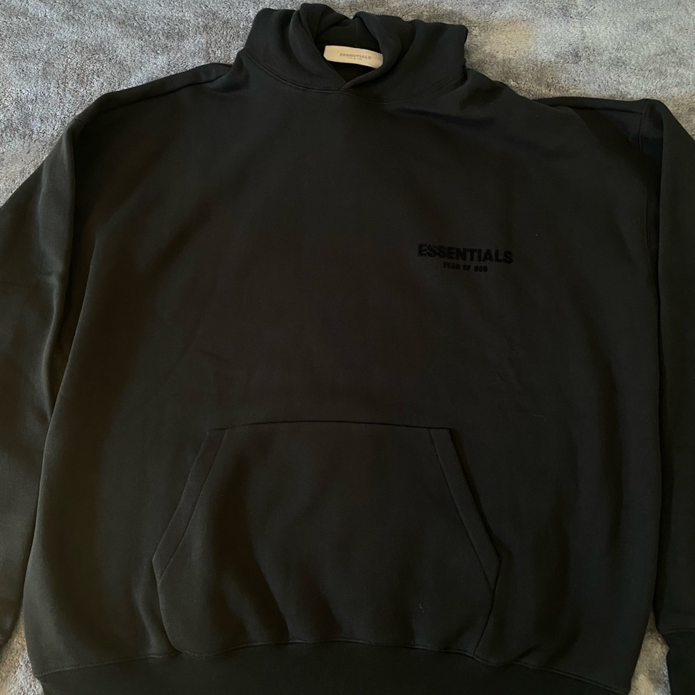 Fear of God Essentials Black Hoodie
